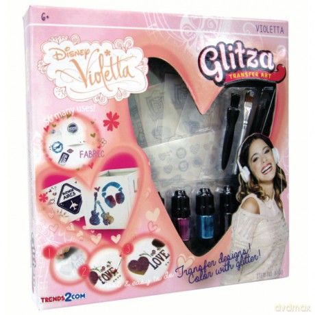 GLITZA Tatuaże Violetta, zestaw [ZABAWKA]