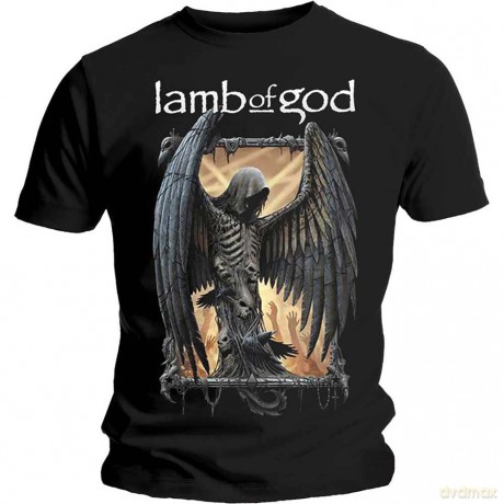 Lamb Of God: Lamb of God Mens Tee: Winged Death (Small)
