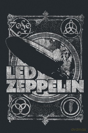 Led Zeppelin: Ladies T-Shirt: Vintage Print LZ1 (Black) (Medium)