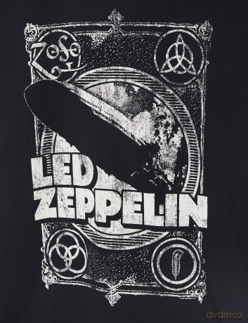 Led Zeppelin: Ladies T-Shirt: Vintage Print LZ1 (Black) (XX-Large)