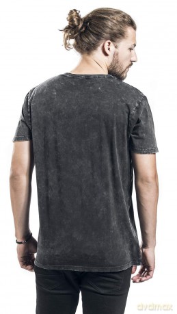 Led Zeppelin: Unisex T-Shirt: Faded Falling (Black) (Large)