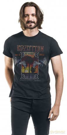 Led Zeppelin: Unisex T-Shirt: Inglewood (Black) (Large)