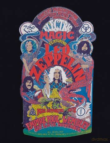 Led Zeppelin: Unisex Tee: Full Colour Electric Magic (Medium)