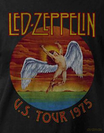 Led Zeppelin: Unisex Tee: USA Tour '75. (X-Large)