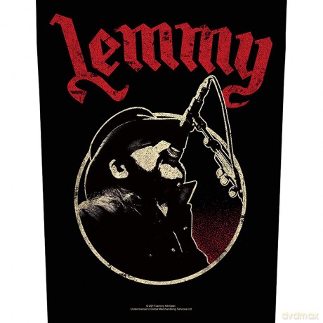 Lemmy: Back Patch: Microphone