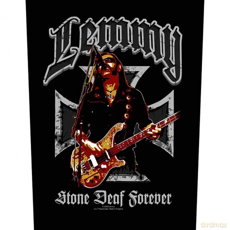 Lemmy: Back Patch: Stone Deaf