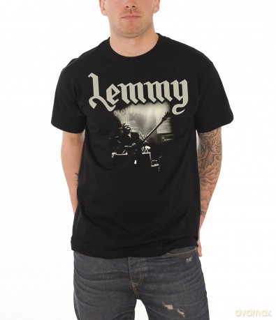 Motorhead: Lemmy Men's Tee: Lived to Win with Back Printing (Small)