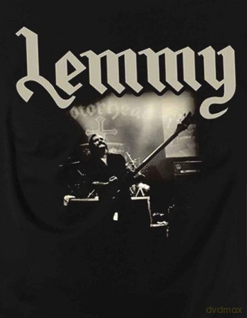 Motorhead: Lemmy Men's Tee: Lived to Win with Back Printing (Small)