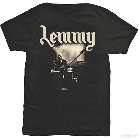 Motorhead: Lemmy Men's Tee: Lived to Win with Back Printing (X-Large)