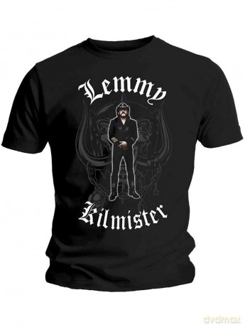 Lemmy: Men's Tee: Memorial Statue (Medium)
