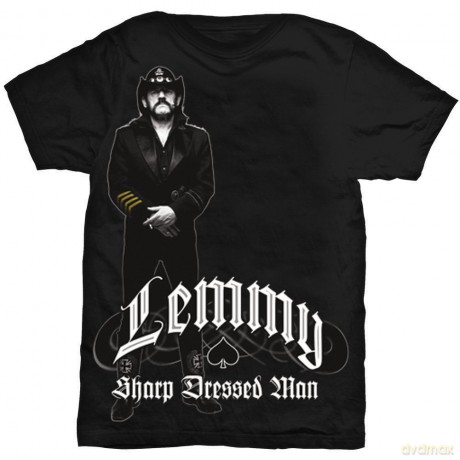 Lemmy: Men's Tee: Sharp Dressed Man (Medium)