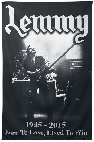Lemmy: Textile Poster: Lived to Win