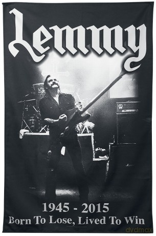 Lemmy: Textile Poster: Lived to Win