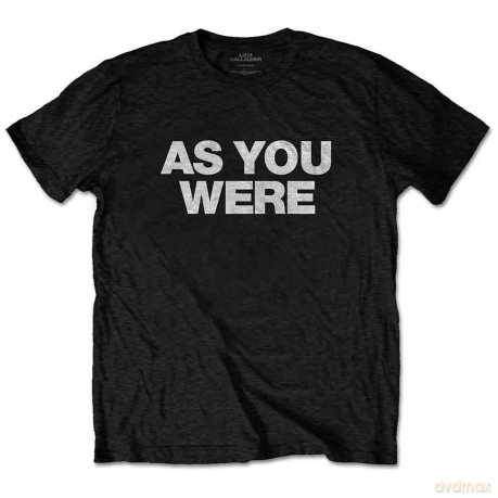 Liam Gallagher: Unisex T-Shirt: As You Were (Black) (XXX-Large)