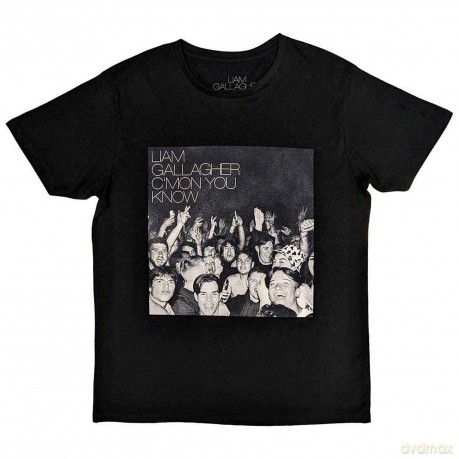 Liam Gallagher: Unisex T-Shirt: C'mon You Know (Black) (Small)