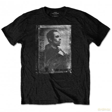 Liam Gallagher: Unisex T-Shirt: Monochrome (Black) (Large)