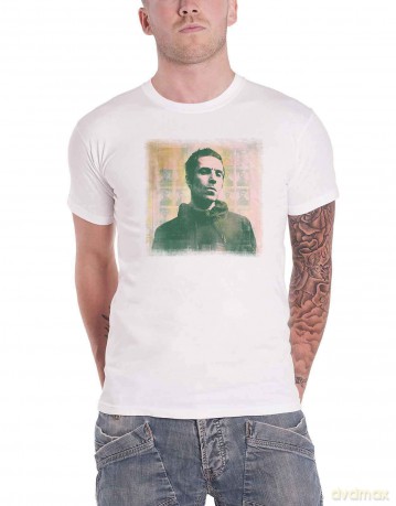 Liam Gallagher: Unisex T-Shirt: Monochrome (White) (Small)