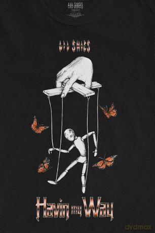 Lil Skies: Unisex T-Shirt: Butterfly Puppet (Black) (Small)