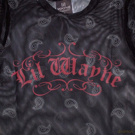 Lil Wayne: Ladies Crop Top: Script Logo (Black) (Mesh) (Small)