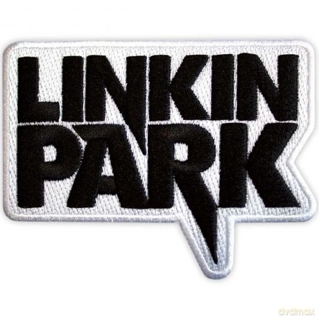 Linkin Park: Standard Patch: Black Logo (White)