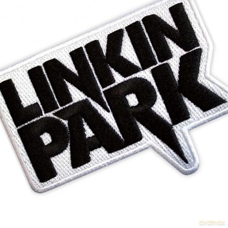 Linkin Park: Standard Patch: Black Logo (White)