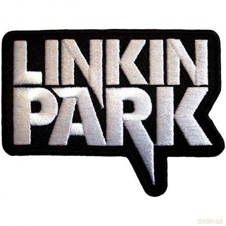 Linkin Park: Standard Patch: White Logo (Black)