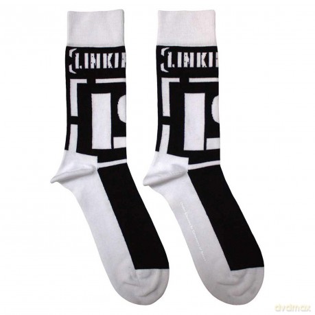 Linkin Park: Unisex Ankle Socks: Brackets Logo (Black) (UK Size 4 - 7)