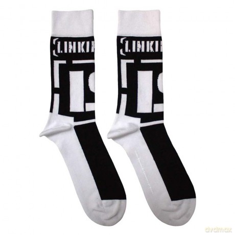 Linkin Park: Unisex Ankle Socks: Brackets Logo (Black) (UK Size 7 - 11)
