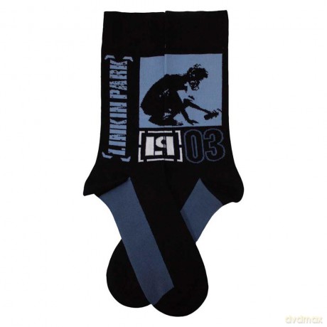 Linkin Park: Unisex Ankle Socks: Crouching (Black) (UK Size 7 - 11)