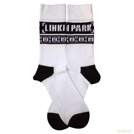 Linkin Park: Unisex Ankle Socks: LP Repeat (White) (UK Size 4 - 7)