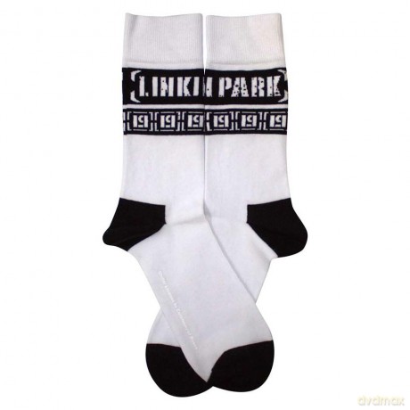 Linkin Park: Unisex Ankle Socks: LP Repeat (White) (UK Size 7 - 11)