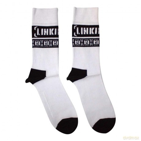 Linkin Park: Unisex Ankle Socks: LP Repeat (White) (UK Size 7 - 11)