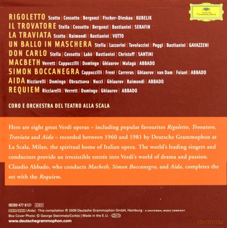 Various: Verdi Great Operas From La Scala [21CD]