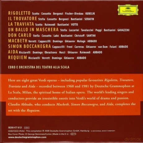 Various: Verdi Great Operas From La Scala [21CD]