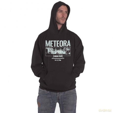 Linkin Park: Unisex Pullover Hoodie: Meteora Wall Art (Black) (Small)