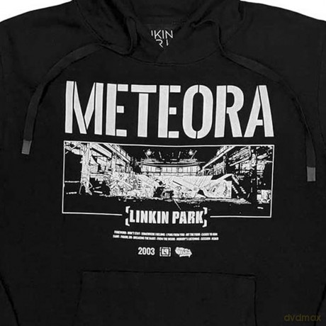Linkin Park: Unisex Pullover Hoodie: Meteora Wall Art (Black) (XX-Large)