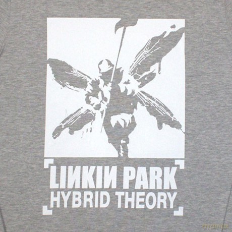 Linkin Park: Unisex Sweatshirt: Soldier Hybrid Theory (Grey) (Large)