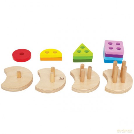 HAPE Geometryczna Układanka [ZABAWKA]
