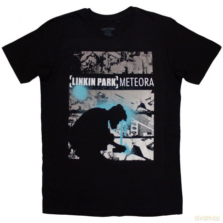 Linkin Park: Unisex T-Shirt: Meteora Drip Collage (Black) (Large)