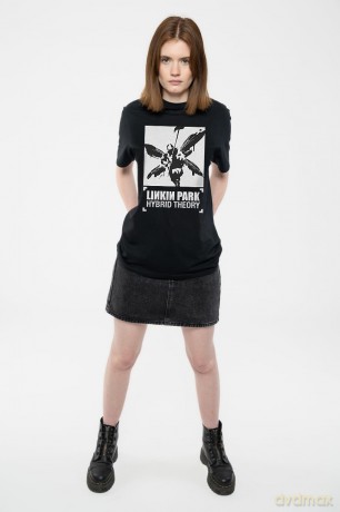 Linkin Park: Unisex T-Shirt: Soldier Hybrid Theory (Black) (Medium)