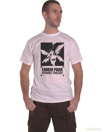 Linkin Park: Unisex T-Shirt: Soldier Hybrid Theory (White) (X-Large)