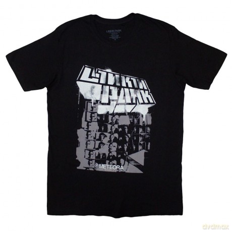 Linkin Park: Unisex T-Shirt: Spray Collage (Black) (Large)