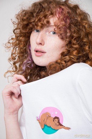 Lizzo: Unisex T-Shirt: Arch (White) (Back Print) (Large)