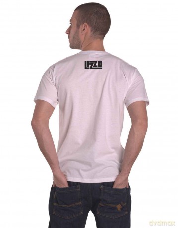 Lizzo: Unisex T-Shirt: Arch (White) (Back Print) (Large)