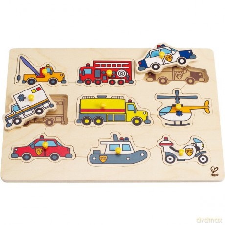 HAPE Pojazdy ratunkowe puzzle [PUZZLE]