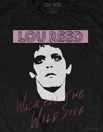 Lou Reed: Unisex T-Shirt: Walk On The Wild Side (Black) (Large)