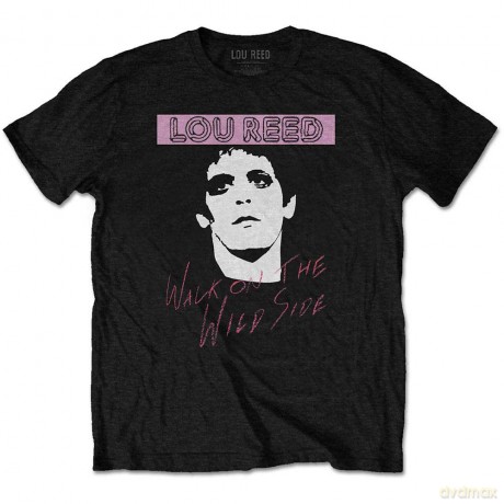 Lou Reed: Unisex T-Shirt: Walk On The Wild Side (Black) (X-Large)