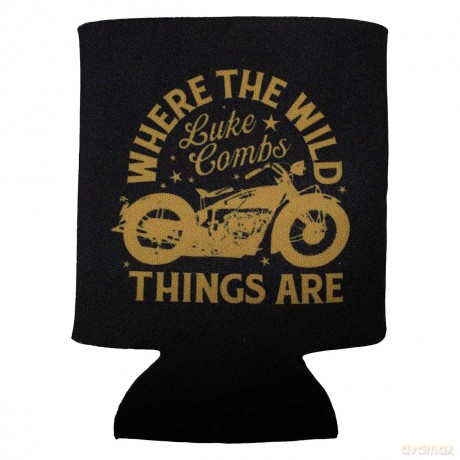 Luke Combs: Koozie: Tour '23 Where The Wild Things Are (Black) (Ex-Tour)
