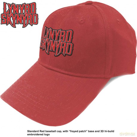 Lynyrd Skynyrd: Unisex Baseball Cap: Logo (Red)