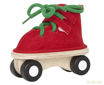 HAPE Sznurowane Rolki Czerwone [ZABAWKA]